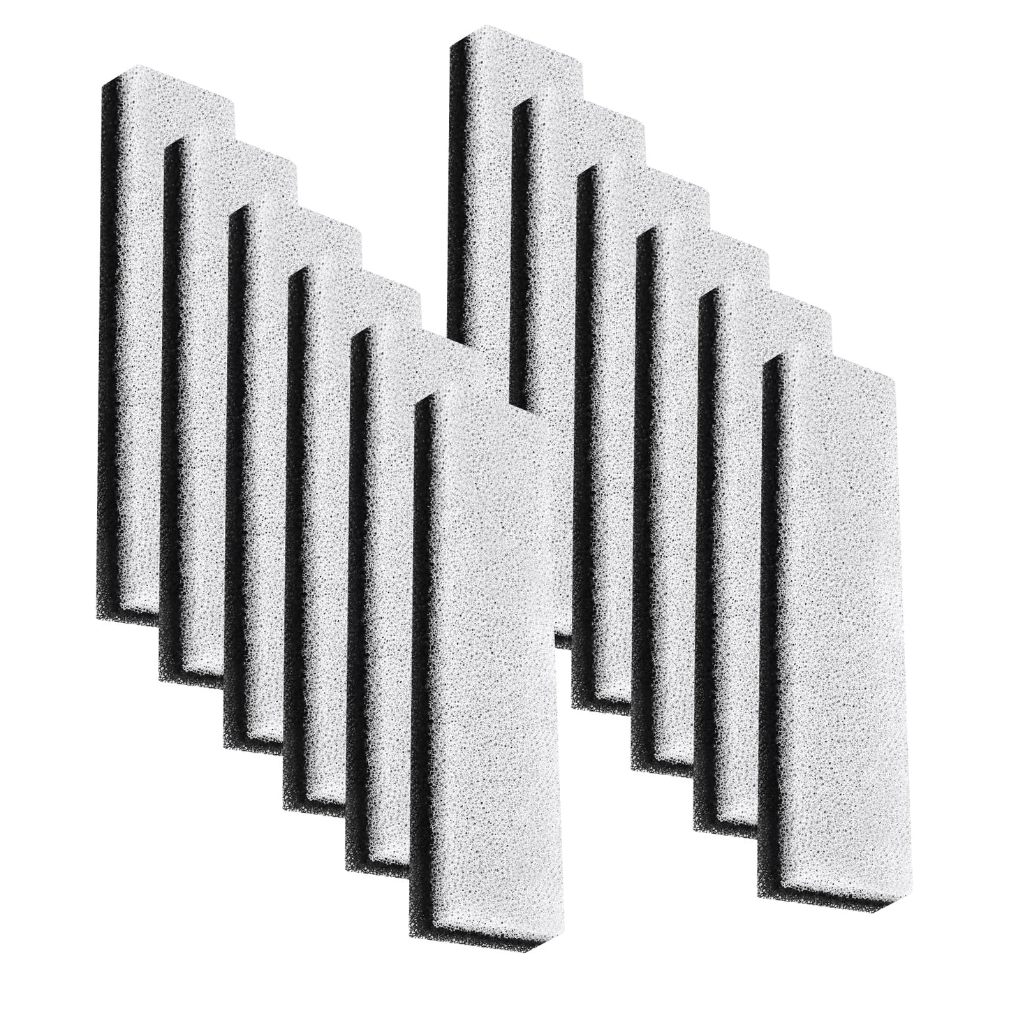 MyfatBOSS Pet Water Fountain Filter Cat Dog Water Fountain Replacement Filters Compatible with WF020 Fully Transparency Water Fountain - 12 Pack
