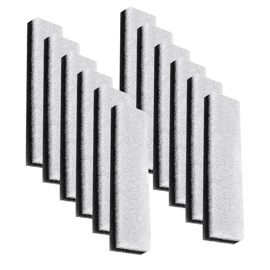 MyfatBOSS Pet Water Fountain Filter Cat Dog Water Fountain Replacement Filters Compatible with WF020 Fully Transparency Water Fountain - 12 Pack